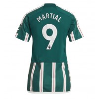 Billiga Manchester United Anthony Martial #9 Borta fotbollskläder Dam 2023-24 Kortärmad